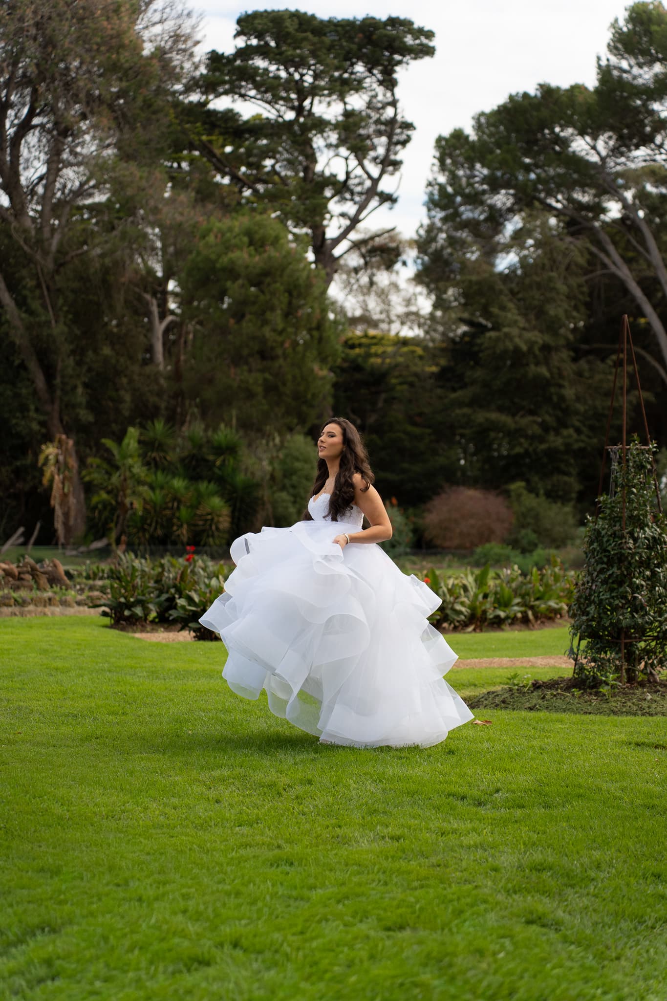 Across the lawns, unposed
