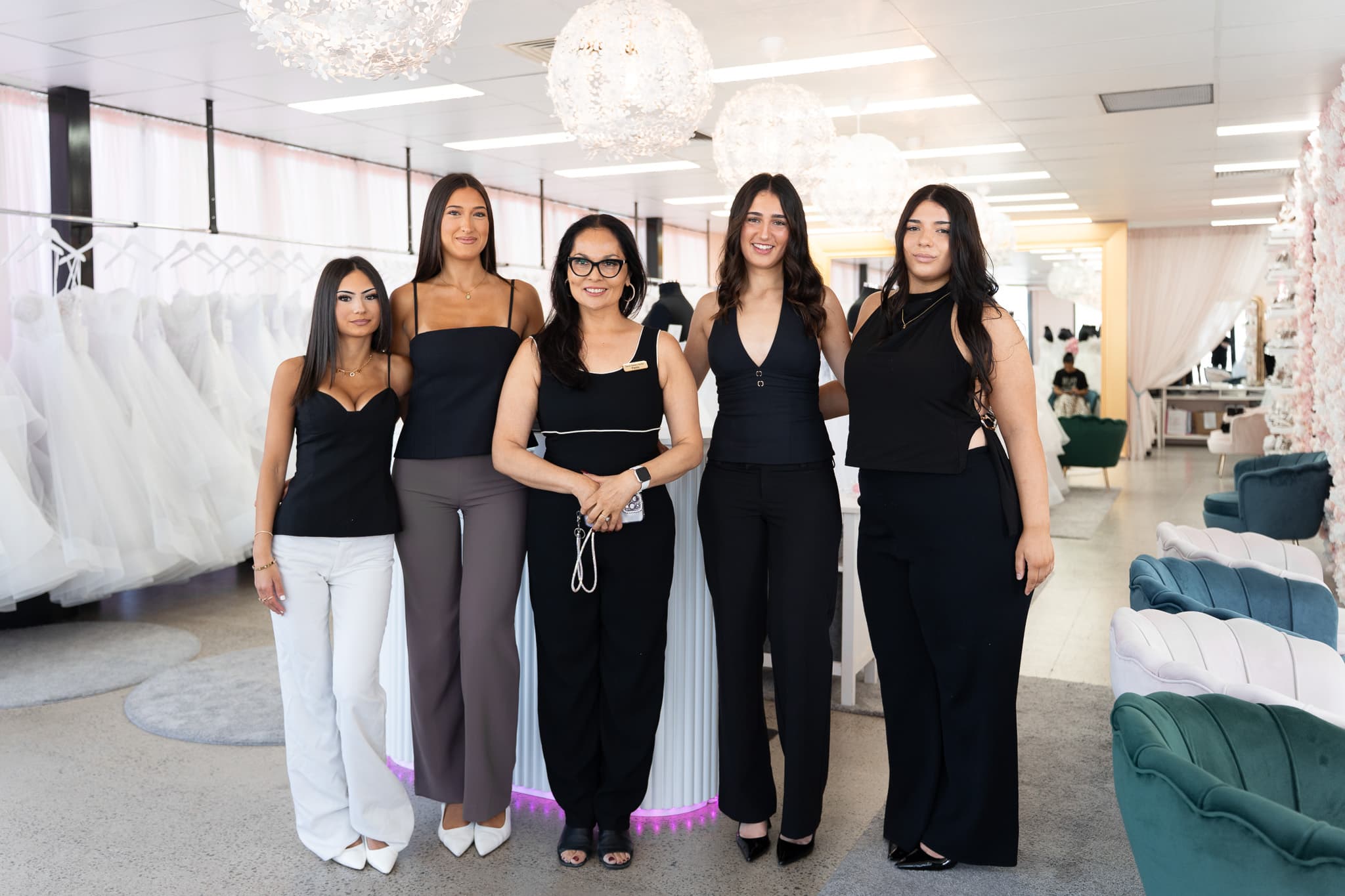 Paula and the Señorita team in the boutique